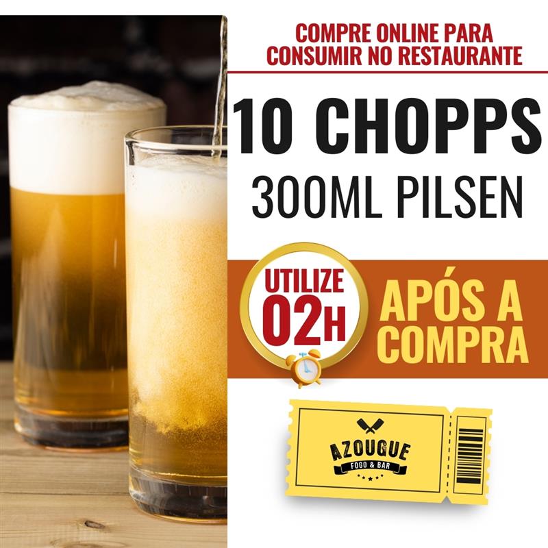 Clube do Chopes - 10 chopps 300ml Pilsen
