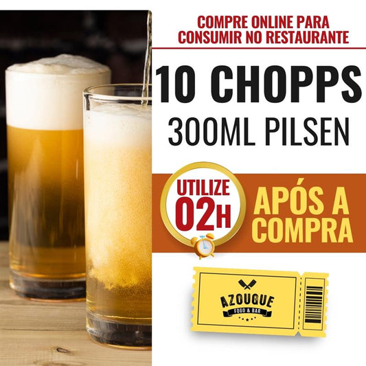 Clube do Chopes - 10 chopps 300ml Pilsen